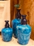 Trio - Vasos azuis cerâmica