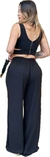 9595a Conjunto de cropped e calça pantalona - loja online