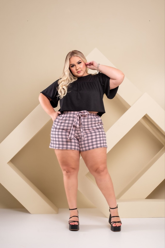 Conjunto xadrez best sale plus size