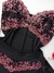 Baby Doll Babado Preto Francesa - comprar online