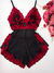 Baby Doll Anna Preto/Vermelho - comprar online