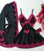 Robe/ Camisola Sem bojo Preto/Pink