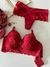 Conjunto Glamour Vermelho Francesa