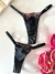 Calcinha Fio Preto/Rosa (Chantilly) - comprar online