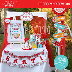 Kit imprimible circo