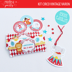 fiesta circo nene circus party circo vintage