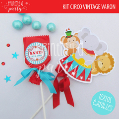 Kit imprimible circo