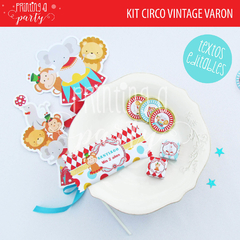 Kit imprimible circo