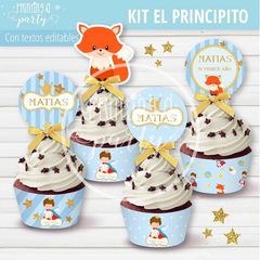 Kit Imprimible El Principito Tarjeta + Decoración + Etiquetas Candy Bar en internet