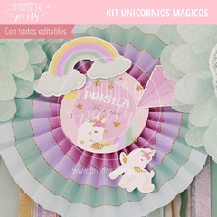 fiesta unicornios decoración cumpleaños