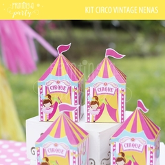 Kit Imprimible - Printing a Party - Circo Vintage Nena