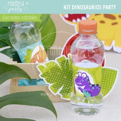 kit imprimible dinosaurios candy bar dinosaurios decoración