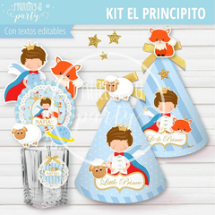 Imagen de Kit Imprimible El Principito Tarjeta + Decoración + Etiquetas Candy Bar