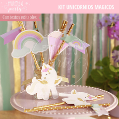 fiesta unicornios decoración cumpleaños