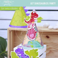 kit imprimible dinosaurios candy bar dinosaurios decoración