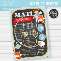 Kit Imprimible El Principito Tarjeta + Decoración + Etiquetas Candy Bar - comprar online