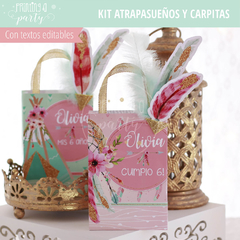 fiesta atrapasueños kit imprimible