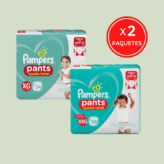 PAMPERS PANTS CONFORT SEC, COMPRANDO 2 PAQUETES - comprar online