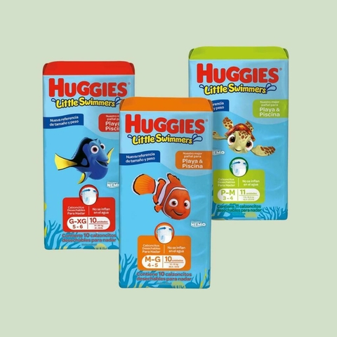 Huggies Little Swimmers Pañales para Agua Talle G x 10 u.