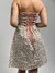 Vestido Corset Helene Floral Vermelho - loja online