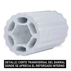 Imagen de BARRAL DE SEGURIDAD PARA BAÑO EN PVC Reforzado - Tamaño: MEDIANO 40cm. | Importado