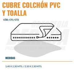 Imagen de PROTECTOR IMPERMEABLE DE COLCHÓN DE 1 PLAZA de Talla y PVC