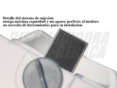 Suplemento ELEVADOR DE INODORO con Sistema de Ajuste Frontal - Realza en Altura 12cm. | Importado - ORTOPEDIA BERACA
