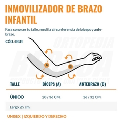 Férula INMOVILIZADOR DE BRAZO INFANTIL - ORTOPEDIA BERACA