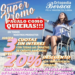 Silla De Ruedas REFORZADA DOBLE CRUCETA - Sobrepeso | Hasta 150kg. - ORTOPEDIA BERACA