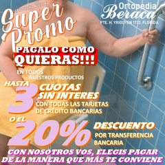 Barral de Sujeción para en Baño en ANGULO EN "L" PISO A PARED - comprar online
