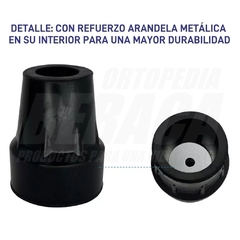 REGATÓN de goma con forma cónica de 19mm. | Ideal Bastones Unipodales / Andadores - comprar online