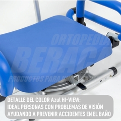 SILLA ASIENTO DE BAÑO PARA BAÑERA Y DUCHA CON ASIENTO GIRATORIO Y ACOLCHADO | Importada