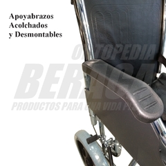 Silla De Ruedas de TRASLADO / PASEO Plegable y Desmontable Ruedas Símil Neumáticas 30/20cm. | Importada - comprar online