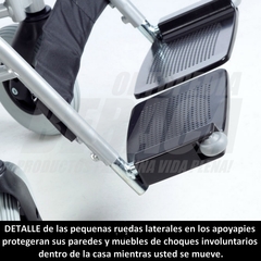 Imagen de Silla De Ruedas Modelo EURO Autotraslado Ruedas 60/20cm. Plegable Y Desmontable | Vermeiren