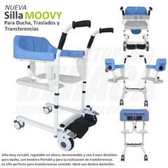 Silla MOOVY para Transferencias Tipo Grúa y Transporte - Multifuncional | Importada