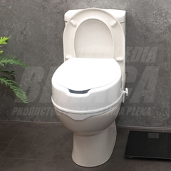 Suplemento ELEVADOR de INODORO y BIDET Con SISTEMA DE AJUSTE y TAPA - Realza en Altura 10cm | Importado - tienda online