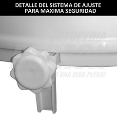 Suplemento ELEVADOR de INODORO y BIDET Con SISTEMA DE AJUSTE y TAPA - Realza en Altura 10cm | Importado - comprar online