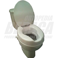 Imagen de Suplemento ELEVADOR de INODORO y BIDET Con SISTEMA DE AJUSTE y TAPA - Realza en Altura 10cm | Importado