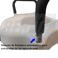 Imagen de Suplemento ELEVADOR DE INODORO CON APOYABRAZOS y Sistema de Ajuste - Realza en Altura 12cm. | Importado