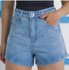 Short jeans brilho