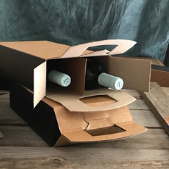 CAJA PARA 2 BOTELLAS X 10 - comprar online