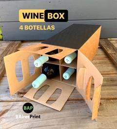 WINE BOX PARA 4 BOTELLAS X 10 - comprar online