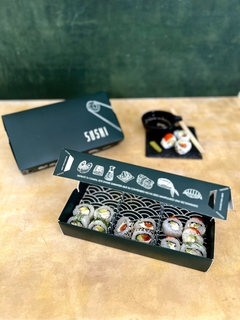 Caja sushi grande c/separador X 50 en internet