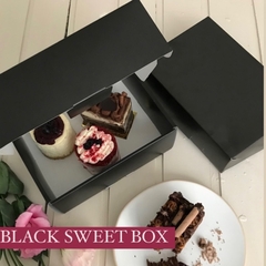 BLACK SWEET BOX 22 X 17 X 8 CM X 25 UNIDADES