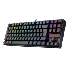 Teclado Mecânico Redragon Kumara Preto RGB Switch Azul K552RGB-1 - comprar online