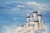 Fundo Fotográfico em Tecido Castelo nas Nuvens Céu Azul na internet