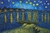 Painel de Lona Noite Estrelada Sobre o Ródano Pintura Van Gogh