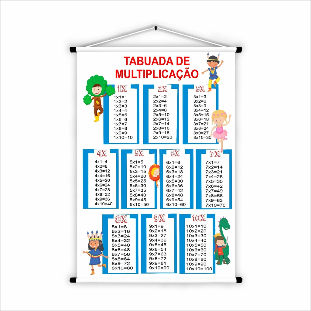 Tabuada do 8 para crianças