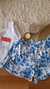 Pijama Mary Short White Musculosa - tienda online