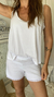 Pijama Cotton Short White - comprar online